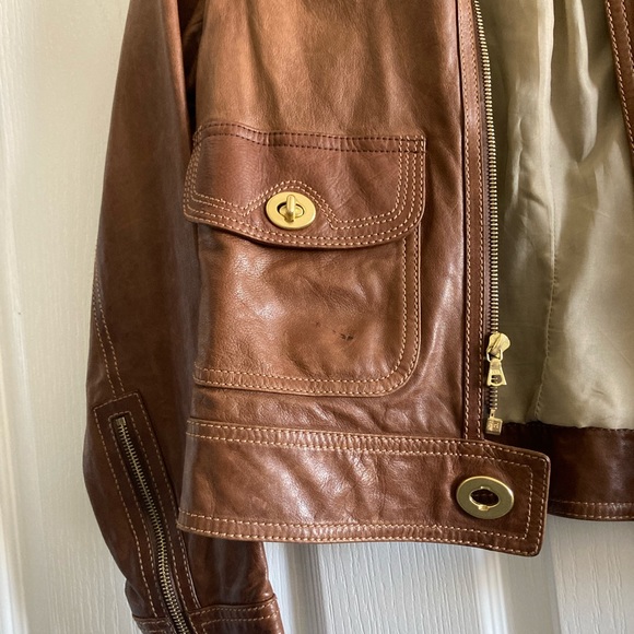 Coach Leather Jacket - Picture 3 of 5